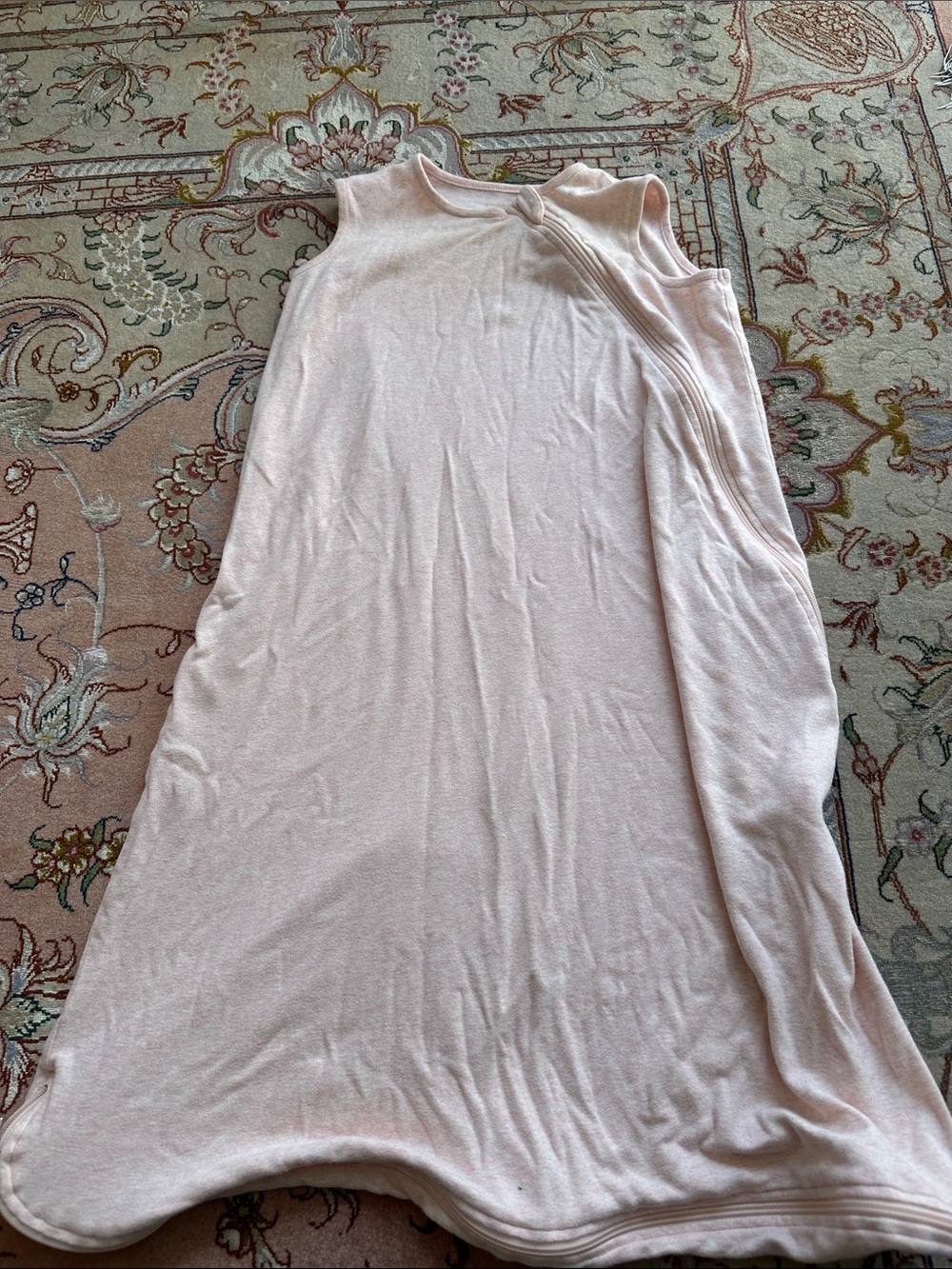Burt's Bees Baby Sleeveless Sleep Gown in Pale Pink